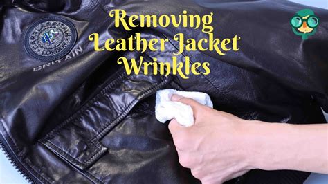 best way to remove wrinkles from leather.